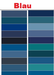 Holzfenster Blaue RAL-Farben