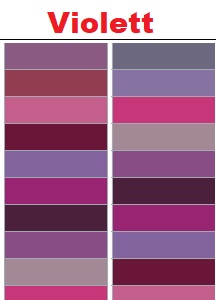 Holzfenster Violette RAL-Farben